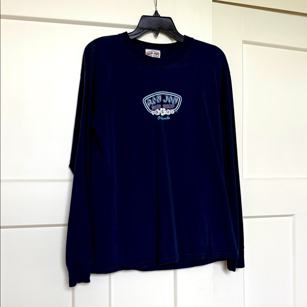 Ron Jon Surf Shop Navy Longsleeve Tee